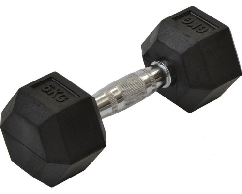 Гантель Eb Fit прогумована 1 х 6 кг Гантель Eb Fit прогумована 1 х 6 кг
