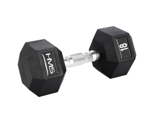 Гантель шестигранна HMS HEX PRO, 18 кг Гантель шестигранна HMS HEX PRO, 18 кг