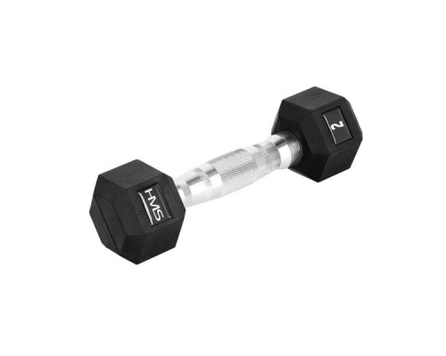 Гантель шестигранна HMS HEX PRO, 2 кг Гантель шестигранна HMS HEX PRO, 2 кг