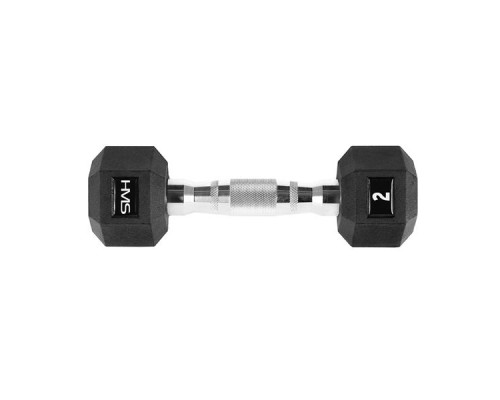 Гантель шестигранна HMS HEX PRO, 2 кг Гантель шестигранна HMS HEX PRO, 2 кг
