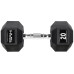 Гантель шестигранна HMS HEX PRO, 20 кг