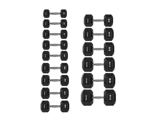 Гантель шестигранна HMS HEX PRO, 20 кг Гантель шестигранна HMS HEX PRO, 20 кг