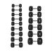 Гантель шестигранна HMS HEX PRO, 20 кг