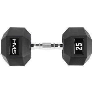 Гантель шестигранна HMS HEX PRO, 25 кг