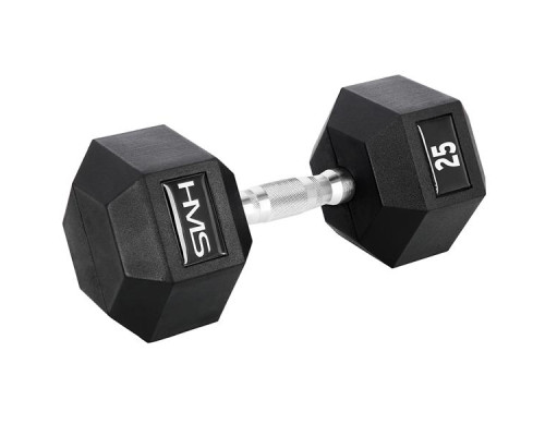 Гантель шестигранна HMS HEX PRO, 25 кг Гантель шестигранна HMS HEX PRO, 25 кг