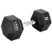 Гантель шестигранна HMS HEX PRO, 25 кг