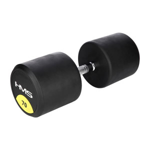 Гантель прогумована HMS HG PRO, 70 кг 