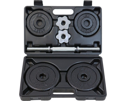 Гантель розбірна чавунна Eb Fit 10 кг Гантель розбірна чавунна Eb Fit 10 кг