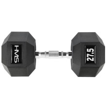 Гантель шестигранна HMS HEX PRO, 27,5 кг