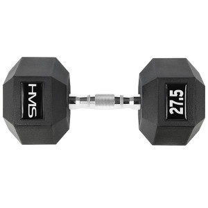 Гантель шестигранна HMS HEX PRO, 27,5 кг