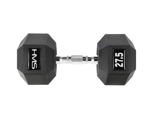 Гантель шестигранна HMS HEX PRO, 27,5 кг Гантель шестигранна HMS HEX PRO, 27,5 кг