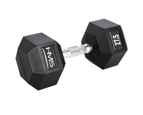 Гантель шестигранна HMS HEX PRO, 27,5 кг Гантель шестигранна HMS HEX PRO, 27,5 кг