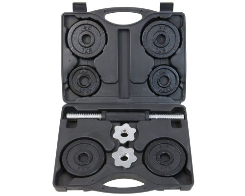 Гантель розбірна чавунна Eb Fit 7 кг Гантель розбірна чавунна Eb Fit 7 кг