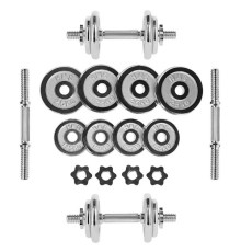 Гантелі розбірні в кейсі HMS STC20, 20 кг