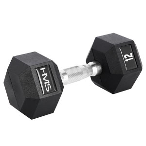 Гантель шестигранна HMS HEX PRO, 12 кг
