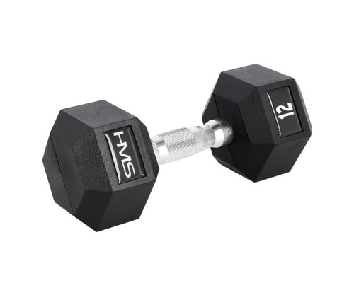 Гантель шестигранна HMS HEX PRO, 12 кг Гантель шестигранна HMS HEX PRO, 12 кг