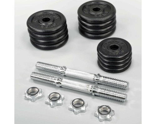 Гантелі Maxxiva D83766 чавунні 2 x 15 кг Гантелі Maxxiva D83766 чавунні 2 x 15 кг