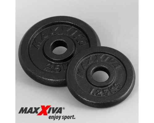 Гантелі Maxxiva D83766 чавунні 2 x 15 кг Гантелі Maxxiva D83766 чавунні 2 x 15 кг