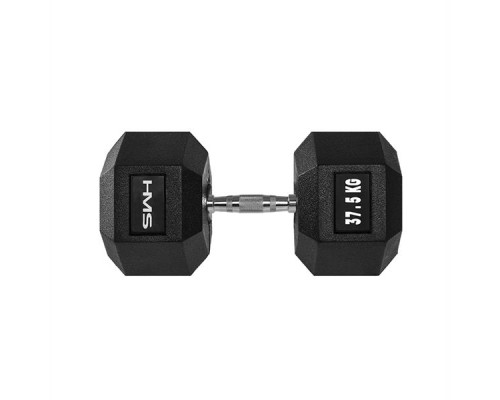 Гантель шестигранна HMS HEX PRO 37,5 кг Гантель шестигранна HMS HEX PRO 37,5 кг
