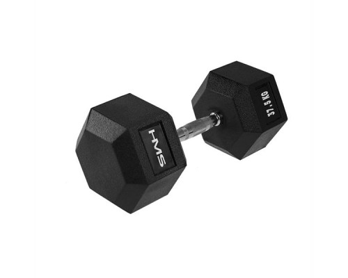 Гантель шестигранна HMS HEX PRO 37,5 кг Гантель шестигранна HMS HEX PRO 37,5 кг