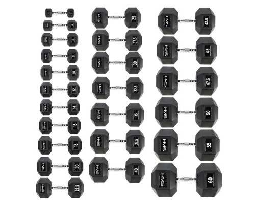 Гантель шестигранна HMS HEX PRO 40 кг