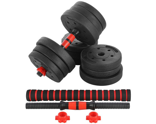 Гантелі розбірні HMS SGP20 зі з'єднувачем для штанги 20 кг