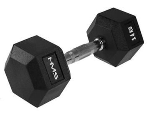 Гантель HMS Hex Pro прогумована 1 х 14 кг Гантель HMS Hex Pro прогумована 1 х 14 кг