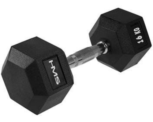 Гантель HMS Hex Pro прогумована 1 х 16 кг Гантель HMS Hex Pro прогумована 1 х 16 кг