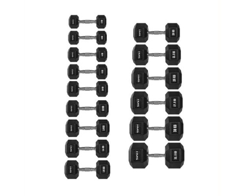 Гантель HMS Hex Pro прогумована 1 х 16 кг Гантель HMS Hex Pro прогумована 1 х 16 кг