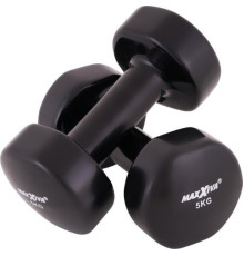 Гантелі Maxxiva D84992 вінілові 2 x 5 кг