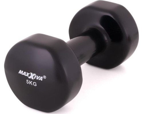 Гантелі Maxxiva D84992 вінілові 2 x 5 кг Гантелі Maxxiva D84992 вінілові 2 x 5 кг