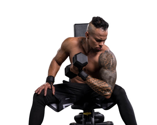Гантель шестигранна inSPORTline Hexclusive 25 кг