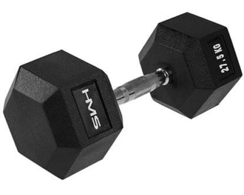 Гантель HMS Hex Pro прогумована 1 х 27,5 кг Гантель HMS Hex Pro прогумована 1 х 27,5 кг