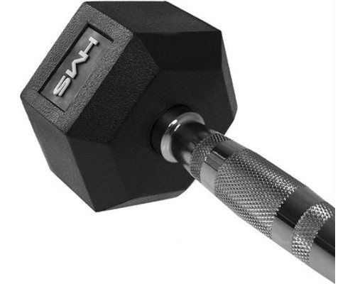 Гантель HMS Hex Pro прогумована 1 х 27,5 кг Гантель HMS Hex Pro прогумована 1 х 27,5 кг