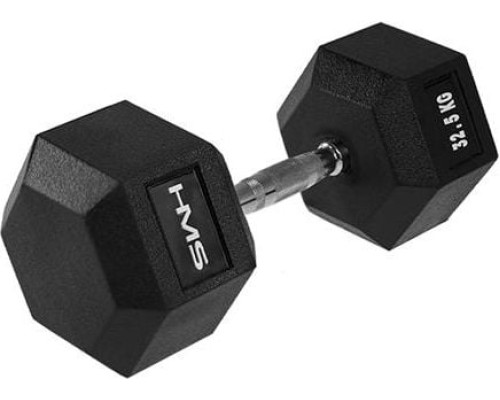 Гантель HMS Hex Pro прогумована 1 х 32,5 кг Гантель HMS Hex Pro прогумована 1 х 32,5 кг