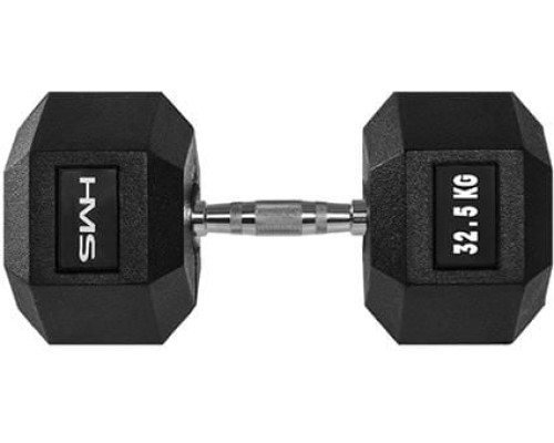 Гантель HMS Hex Pro прогумована 1 х 32,5 кг Гантель HMS Hex Pro прогумована 1 х 32,5 кг