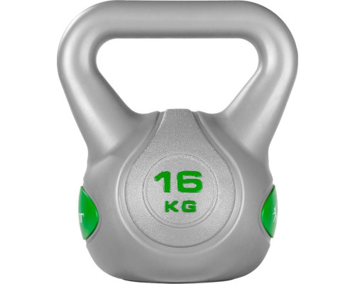 Гиря бітумна Movit 16 кг, сіро-зелена