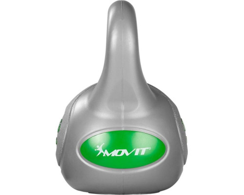 Гиря бітумна Movit 16 кг, сіро-зелена