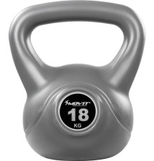 Гиря бітумна Movit 18 кг, сіра