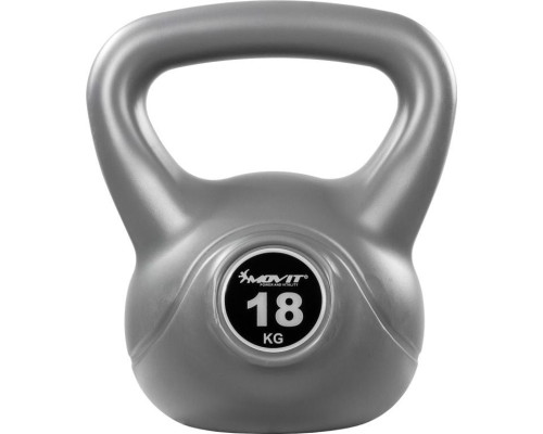 Гиря бітумна Movit 18 кг, сіра