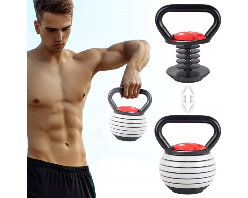 Гиря Fit4Med Kettlebell Ball чавунна, регульована 3,5-18,1 Гиря Fit4Med Kettlebell Ball чавунна, регульована 3,5-18,1