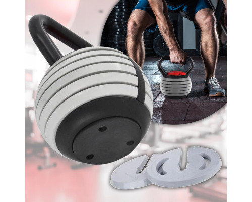 Гиря розбірна чавунна Fit4Med 3,5-18,1 кг