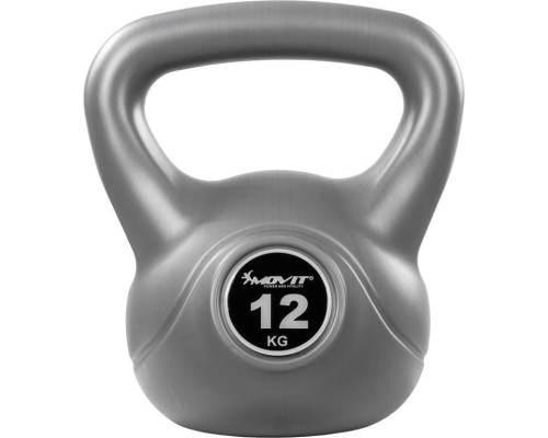 Гиря Movit Kettlebell Dumbbell сіра - 12 кг Гиря Movit Kettlebell Dumbbell сіра - 12 кг
