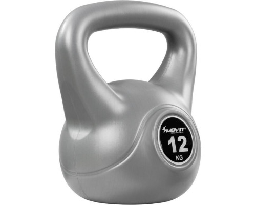 Гиря Movit Kettlebell Dumbbell сіра - 12 кг Гиря Movit Kettlebell Dumbbell сіра - 12 кг