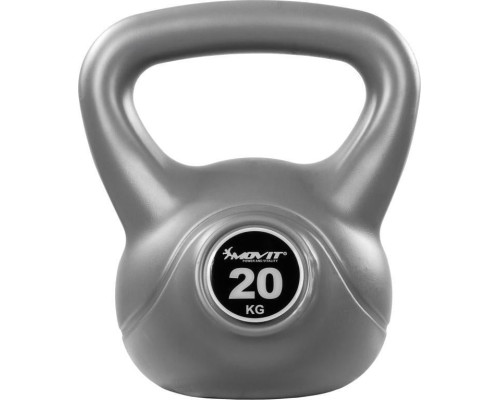 Гиря Movit Kettlebell Dumbbell 20 кг, сіра Гиря Movit Kettlebell Dumbbell 20 кг, сіра