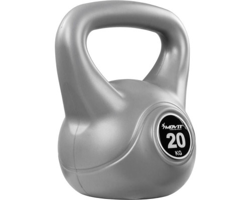 Гиря Movit Kettlebell Dumbbell 20 кг, сіра Гиря Movit Kettlebell Dumbbell 20 кг, сіра