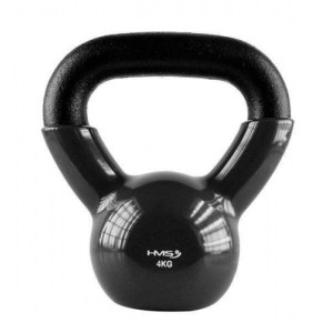 Гиря чавунна HMS KNV 4 кг, чорна 