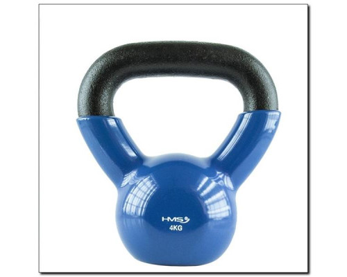 KNV04 BLUE KETTLEBELL ŻELIWNY POKRYTY WINYLEM HMS KNV04 BLUE KETTLEBELL ŻELIWNY POKRYTY WINYLEM HMS