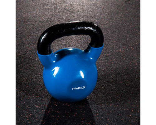 KNV04 BLUE KETTLEBELL ŻELIWNY POKRYTY WINYLEM HMS KNV04 BLUE KETTLEBELL ŻELIWNY POKRYTY WINYLEM HMS