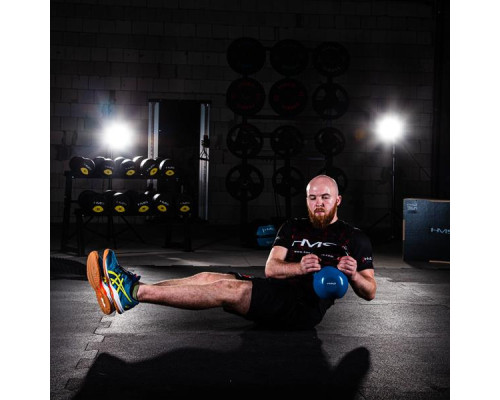 KNV04 BLUE KETTLEBELL ŻELIWNY POKRYTY WINYLEM HMS KNV04 BLUE KETTLEBELL ŻELIWNY POKRYTY WINYLEM HMS